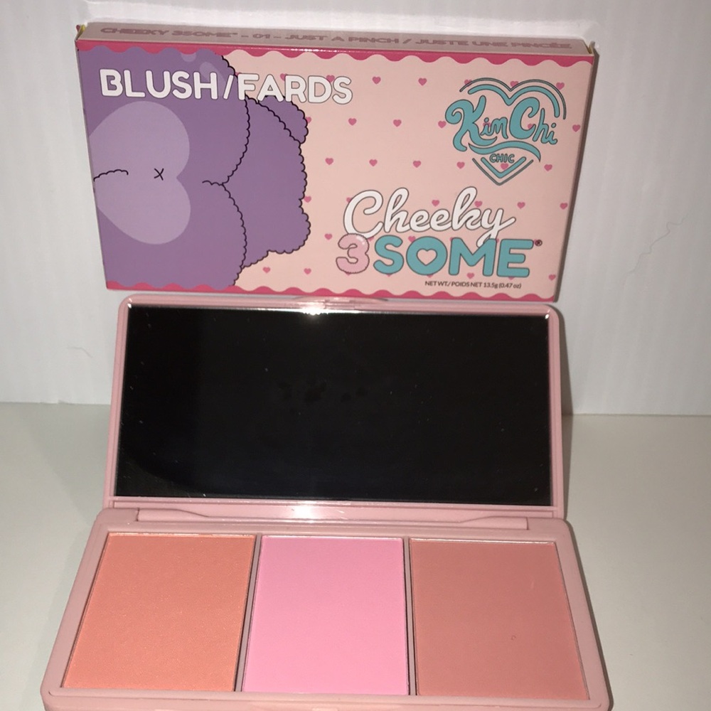 Kim chi chic cheeky 3-some blush trio in just a pinch NEW